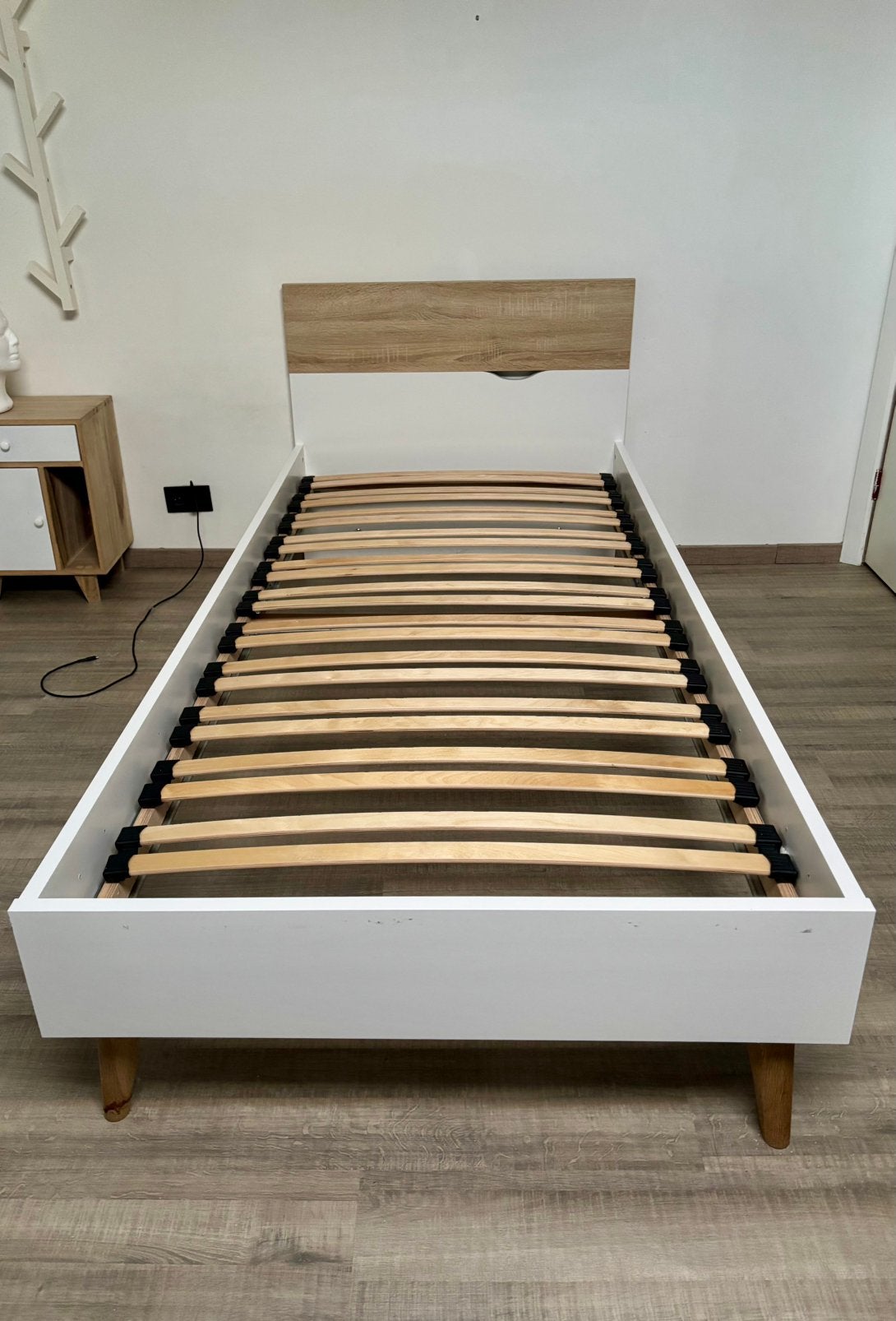 1 lit, Maison & Meubles, 90 cm, Scandinavisch, Enlèvement, Bois