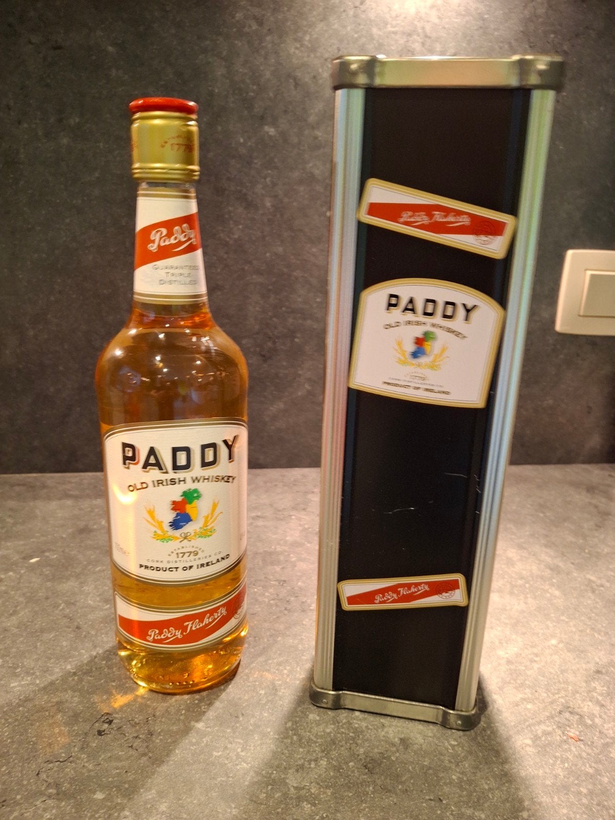 Paddy Old Irish Whiskey 70cl – Inclusief Originele Luxe Verz, Ophalen, Overige gebieden, Overige typen, Nieuw
