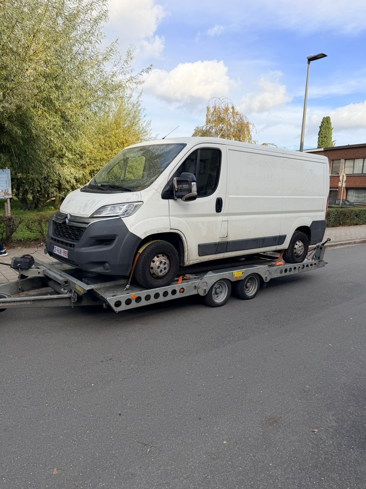 Citroen Jumper 2.2hdi motor kapot 2016, Auto's, Euro 5, 4 cilinders, Citroën, Wit