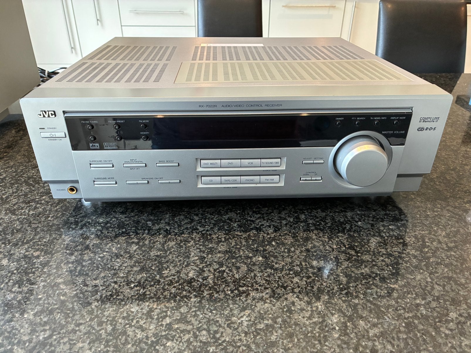 Receiver Versterker JVC RX-7022R (DTS - Dolby Digital), TV, Hi-fi & Vidéo, Enlèvement, Utilisé, JVC