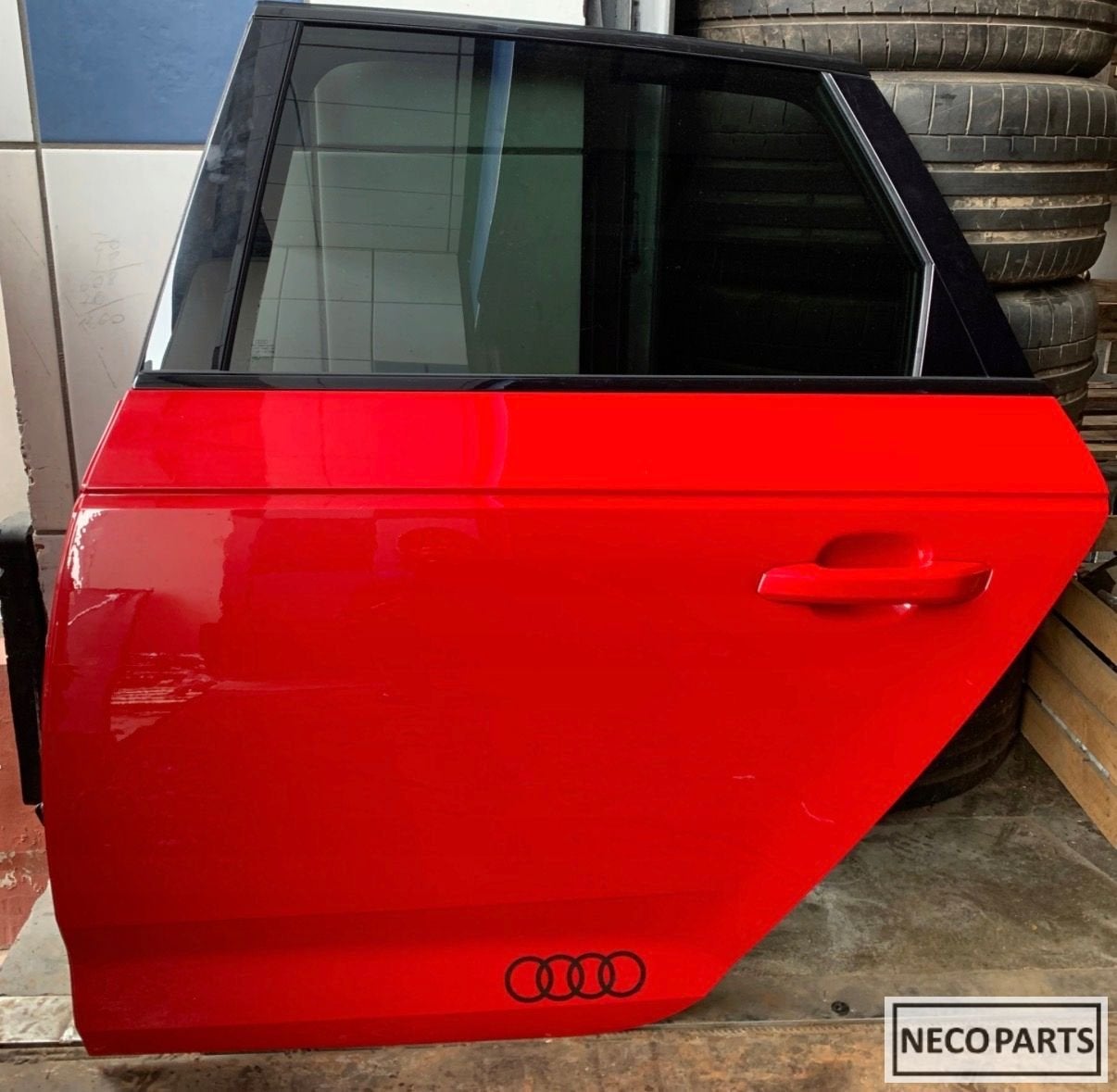 AUDI A4 B9 8W FACELIFT KOMBI PORTIER DEUR ACHTER LINKS, Gebruikt, -, Achter, -