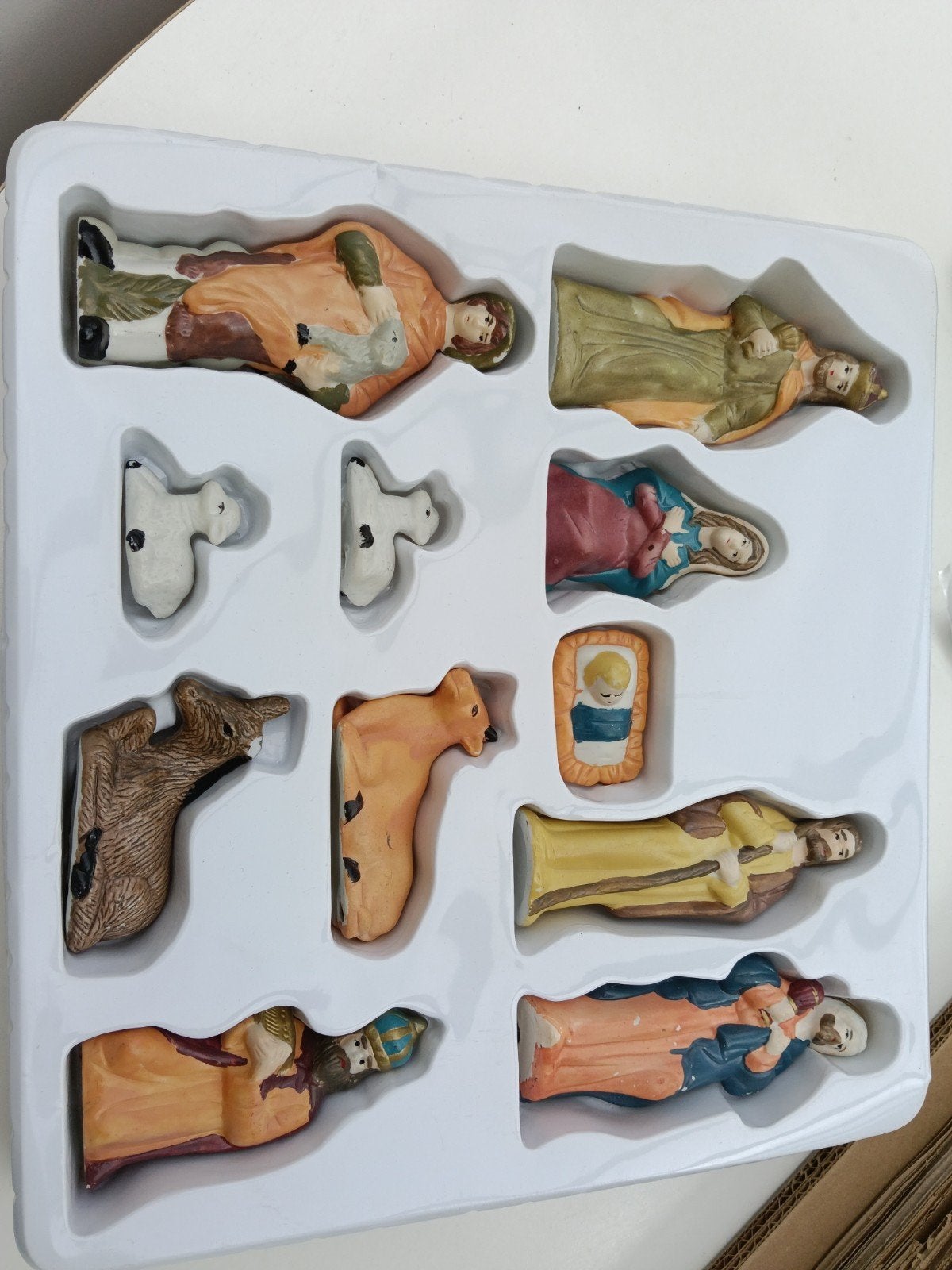 kerst 11 beeldjes, Ophalen