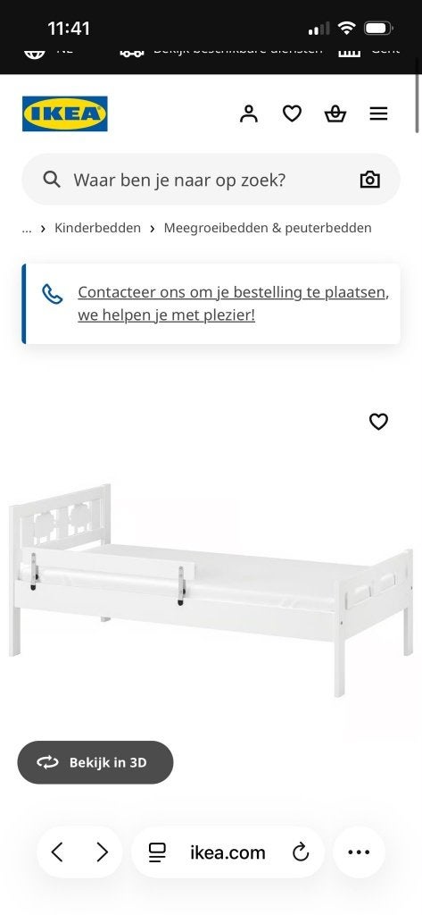 kinderbed met lattenbodem + matras + steunplank, Enlèvement, Comme neuf