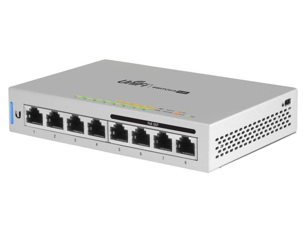 📶 Ubiquiti UniFi US 8 60W PoE switch, Computers en Software, Netwerk switches, Verzenden, Zo goed als nieuw