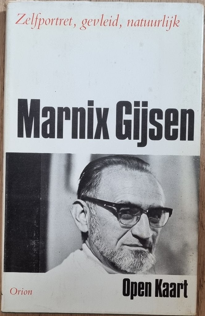 Zelfportret, gevleid, natuurlijk - Marnix Gijsen - 1972, Overige, Marnix Gijsen, Ophalen of Verzenden, Zo goed als nieuw
