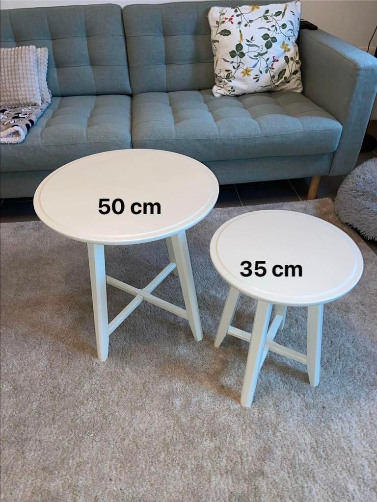 Duo de tables super etat acaht plus de 100€, Ophalen, Zo goed als nieuw