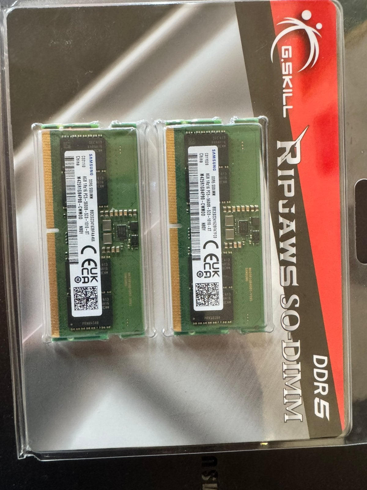 8+8=16 GB ddr5, Ophalen, Zo goed als nieuw, DDR5, 16 GB