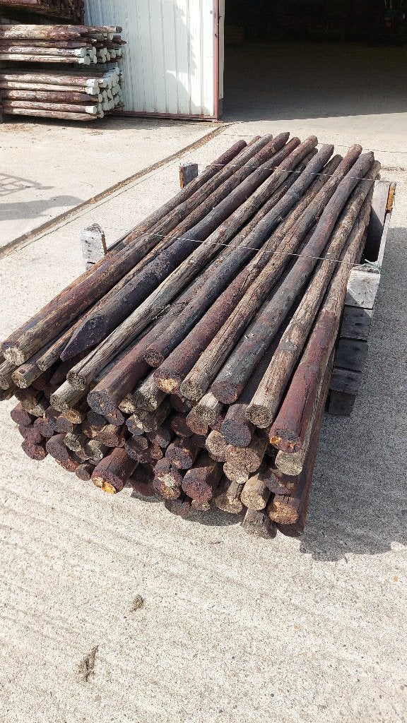 houten palen, Ophalen, Gebruikt, Palen