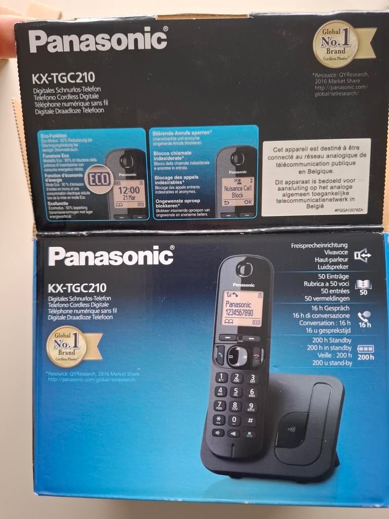 Panasonic KX-TGC210 vaste telefoon draadloos, Ophalen