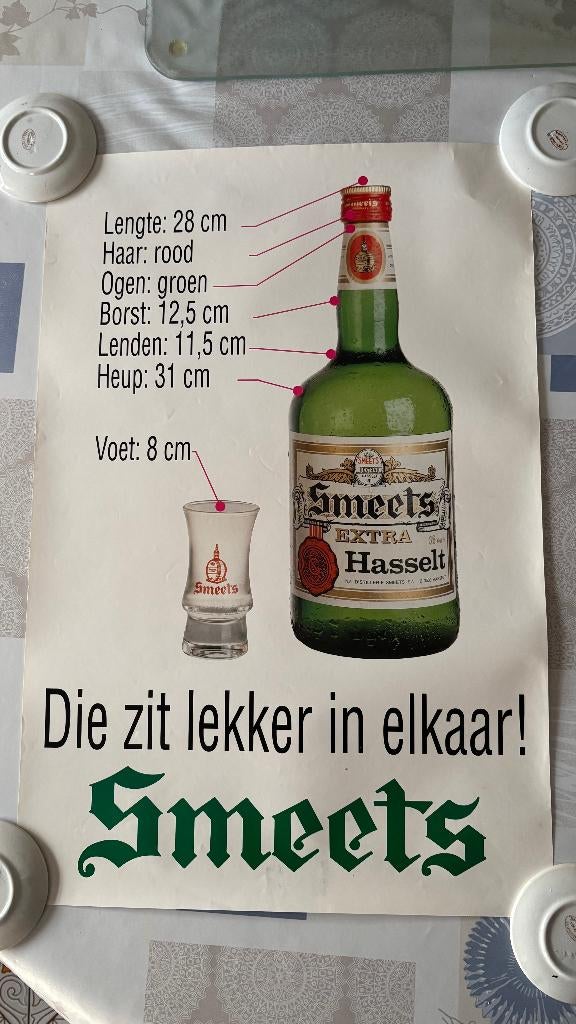 Smeets Hasselt poster  - affiche, Verzamelen, Ophalen, Rechthoekig Staand, Deurposter of groter, Nieuw