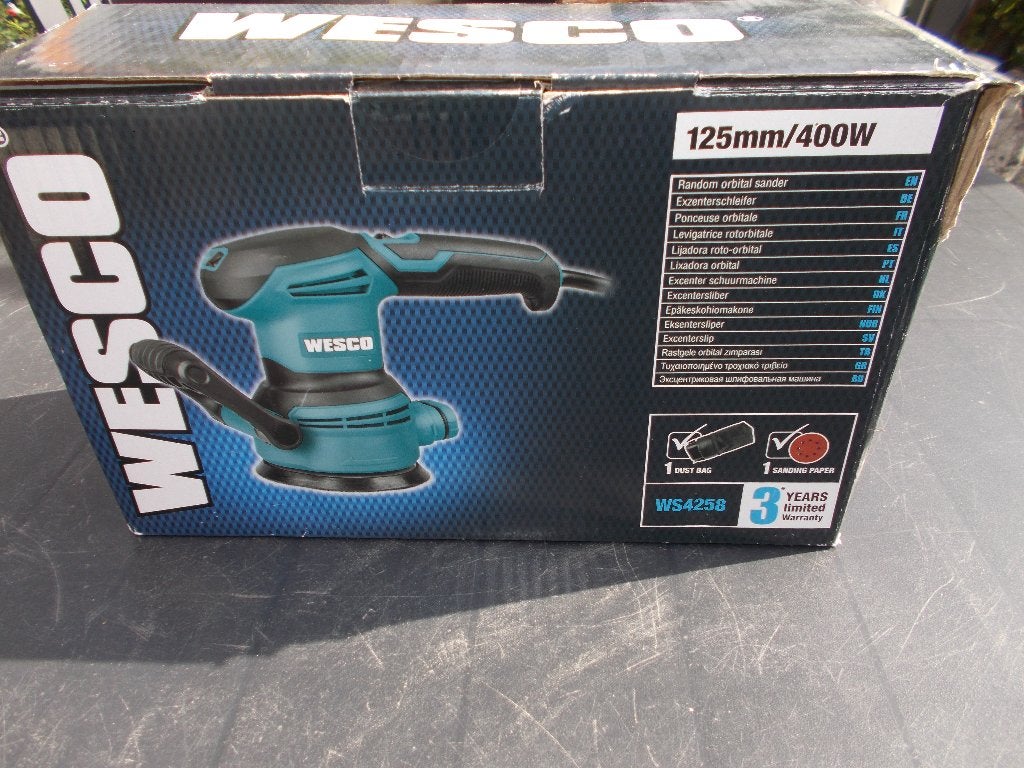 wesco excenter schuurmachine, Enlèvement, Utilisé