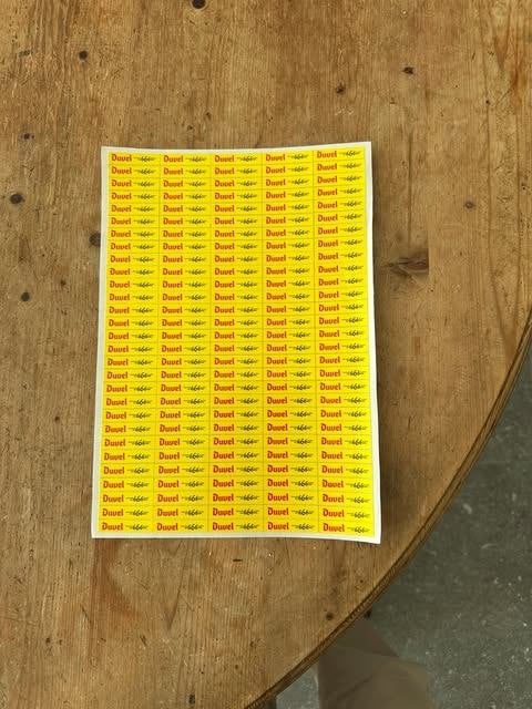 Duvel 6,66 sticker blad, Verzamelen, Ophalen of Verzenden, Nieuw, Overige typen, Duvel