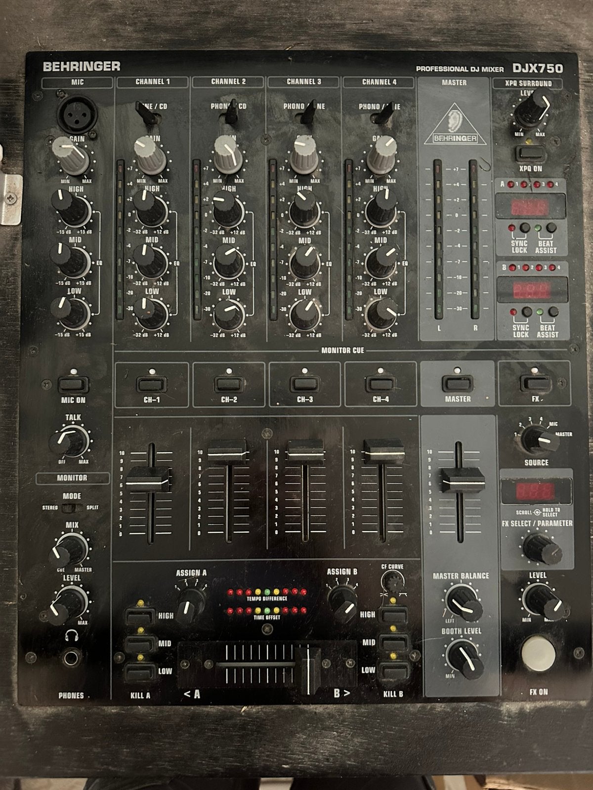 behringer djx750, Muziek en Instrumenten, Mengpanelen, Ophalen, Gebruikt, Minder dan 5 kanalen, Microfooningang