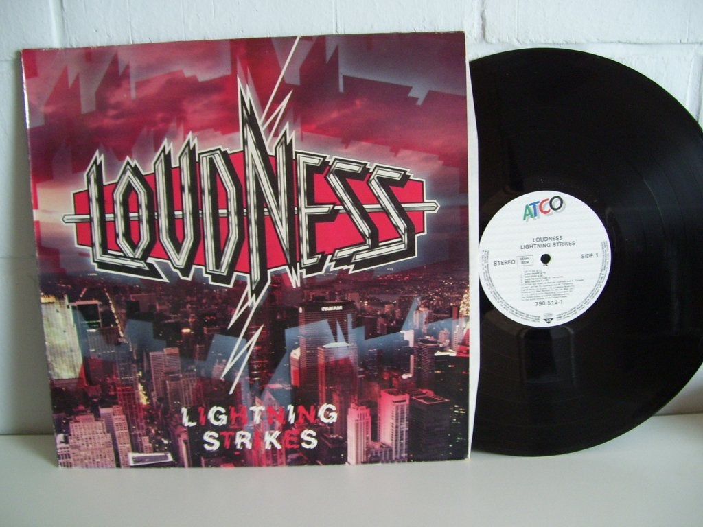 LOUDNESS  lightning strikes, CD & DVD, Vinyles | Hardrock & Metal, Heavy metal, Pressage original, Enlèvement ou Envoi, Comme neuf