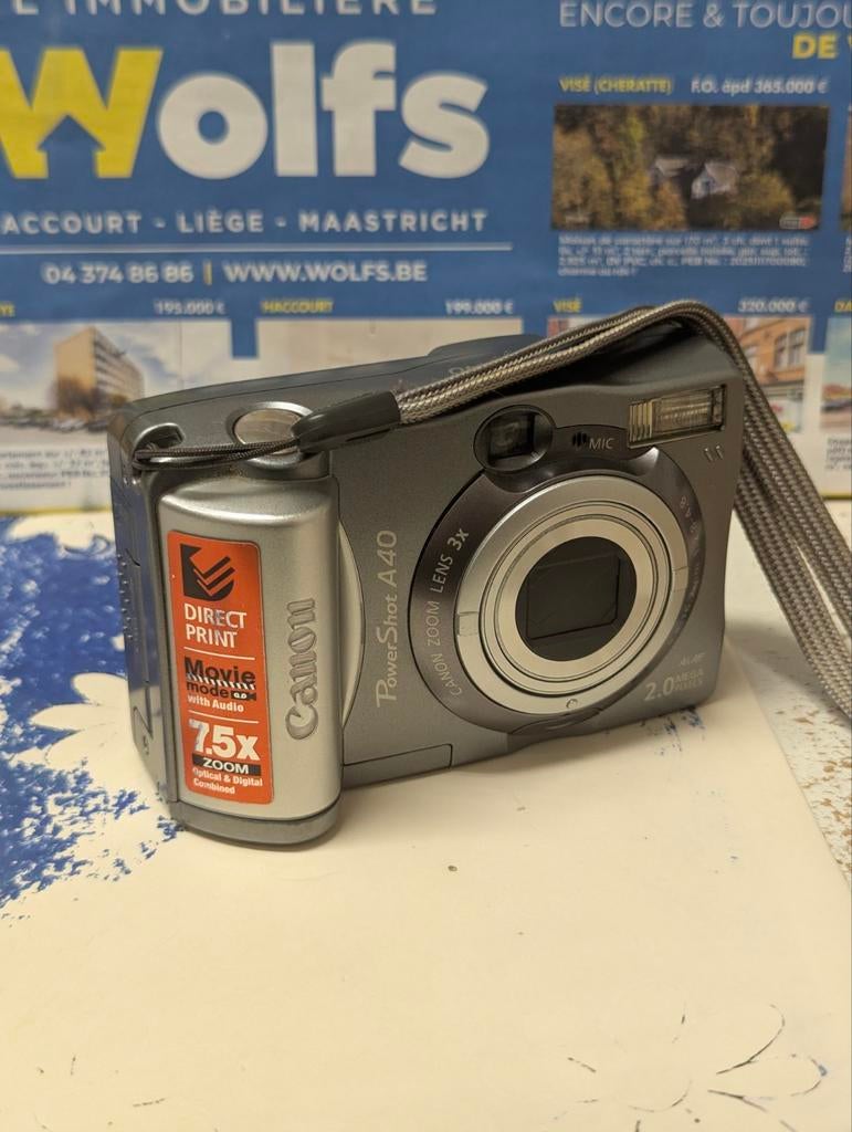 Canon A40 vintage digitale camera, Audio, Tv en Foto, Ophalen of Verzenden, Canon