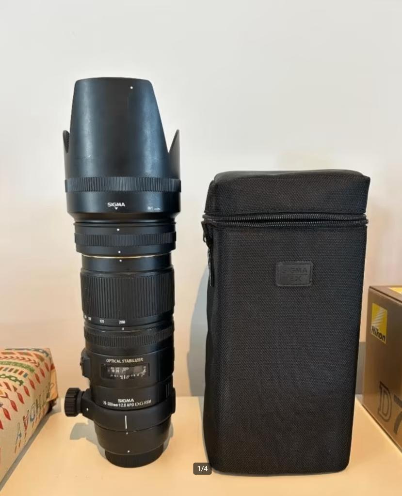 Telelens Sigma 70-200 F2.8 EX DG IS HSM NIKON, Enlèvement ou Envoi, Comme neuf, Téléobjectif, Zoom