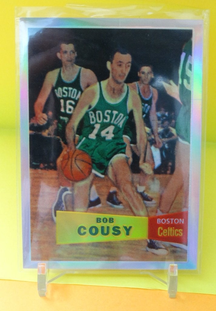 1996 Topps Reprint Bob Cousy Chrome refractor #17 - 10 of 20, Verzenden, Nieuw, Plaatje