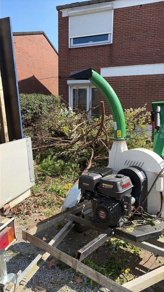 GreenBay GB-WDC 120 LE - Broyeur thermique professionnel, Jardin & Terrasse, Enlèvement, Comme neuf, Essence, Green bay