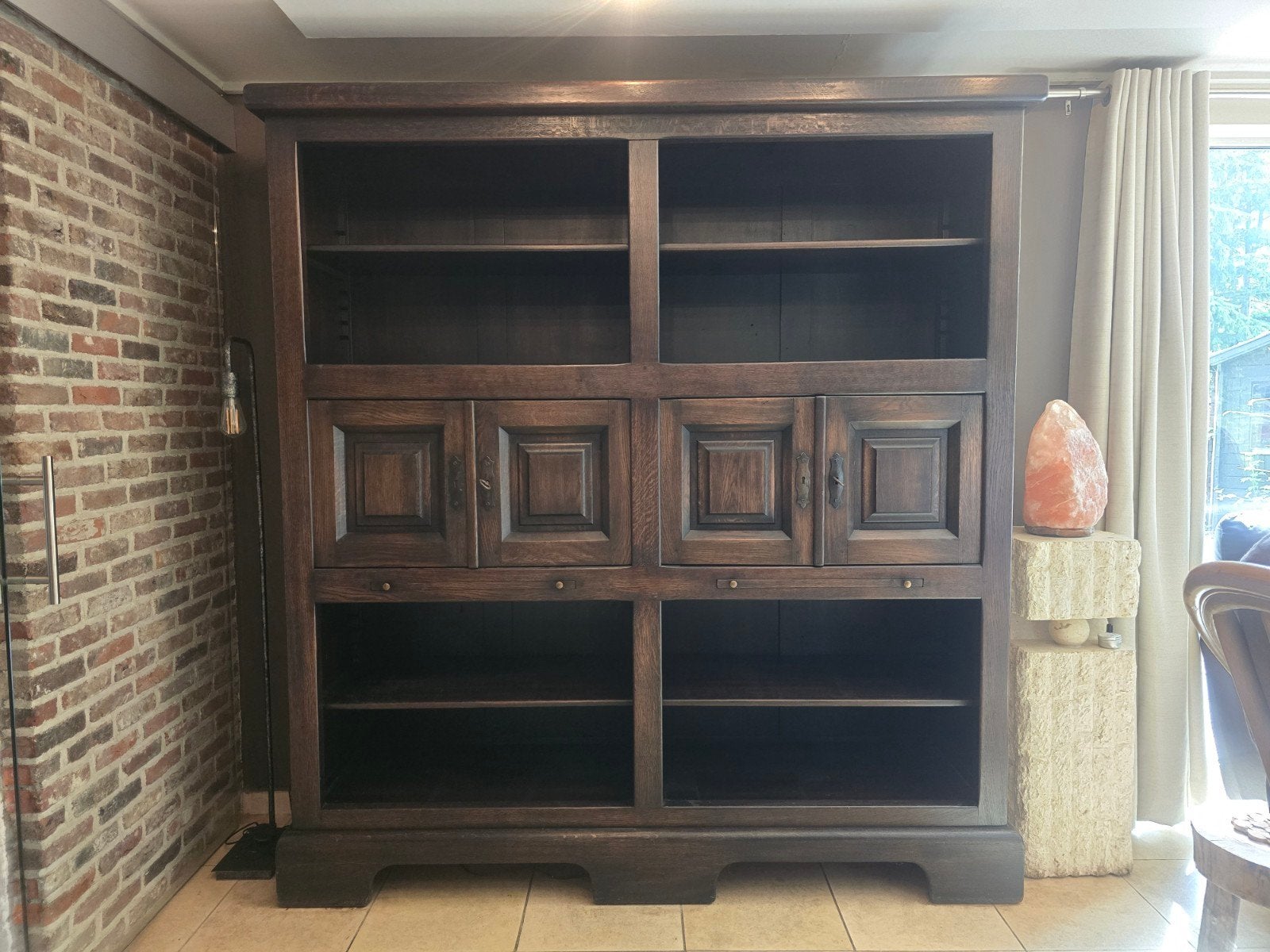 Oude boekenkast, Ophalen