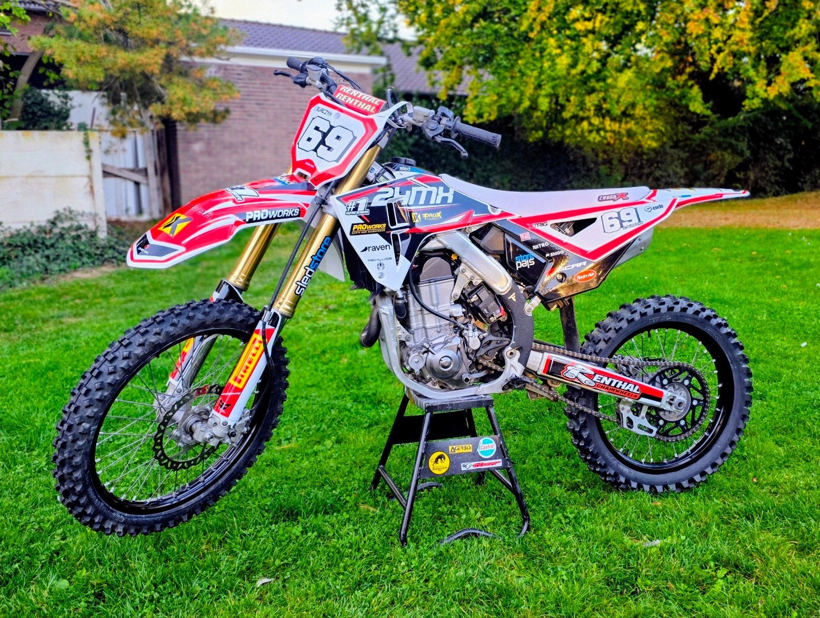 honda crf 450 nieuwstaat ook ruil sxf sx fc tc yzf yz kxf rm, Motoren, Particulier, Nieuw, Traction Control