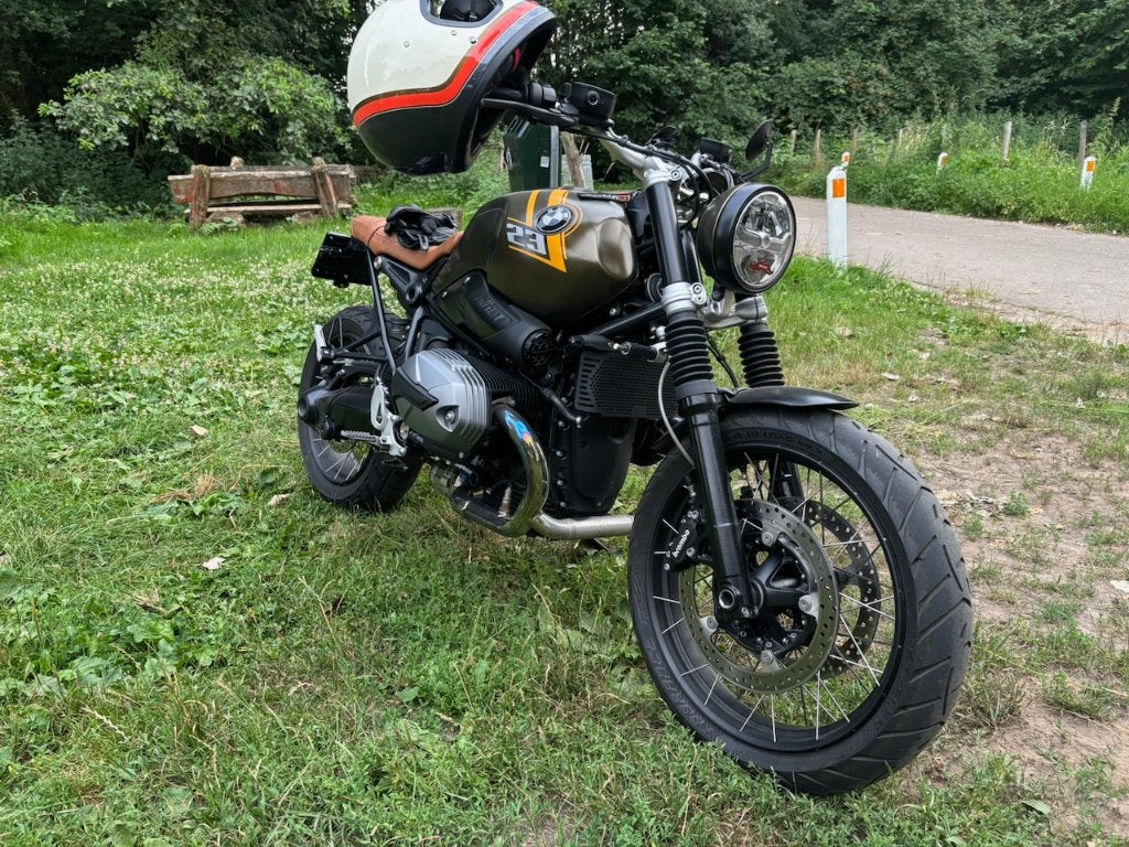 BMW RnineT Scrambler, Poignées chauffantes, Permis Moto A, Occasion, 2 cylindres