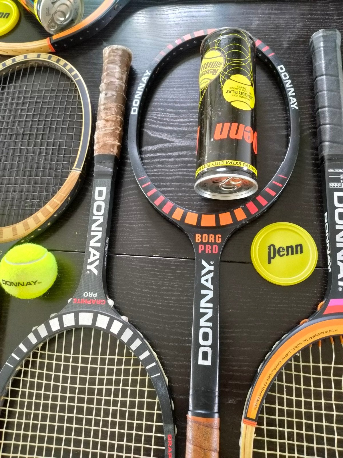 superbe collection de raquettes de tennis en excellent état., Enlèvement