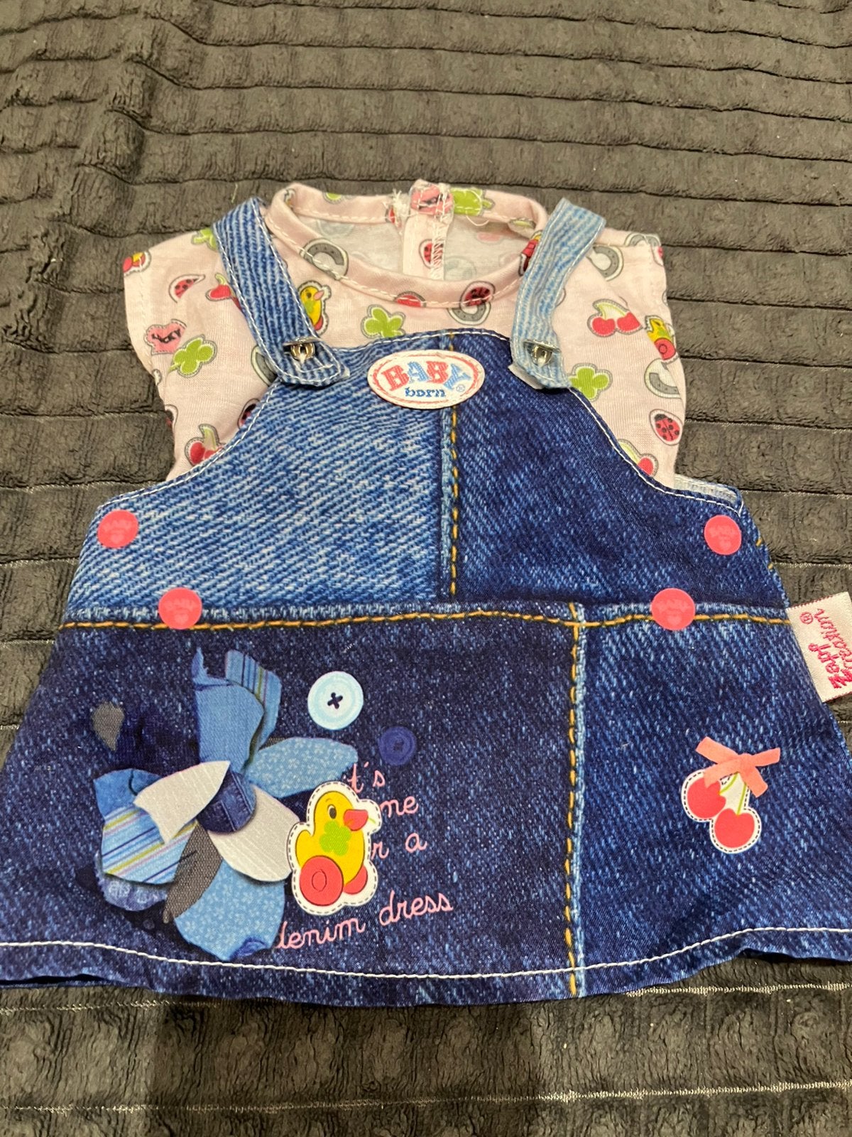 Robe + t-shirt  Baby Born Zapf creation pour poupée 43 cm, Enlèvement ou Envoi, Comme neuf