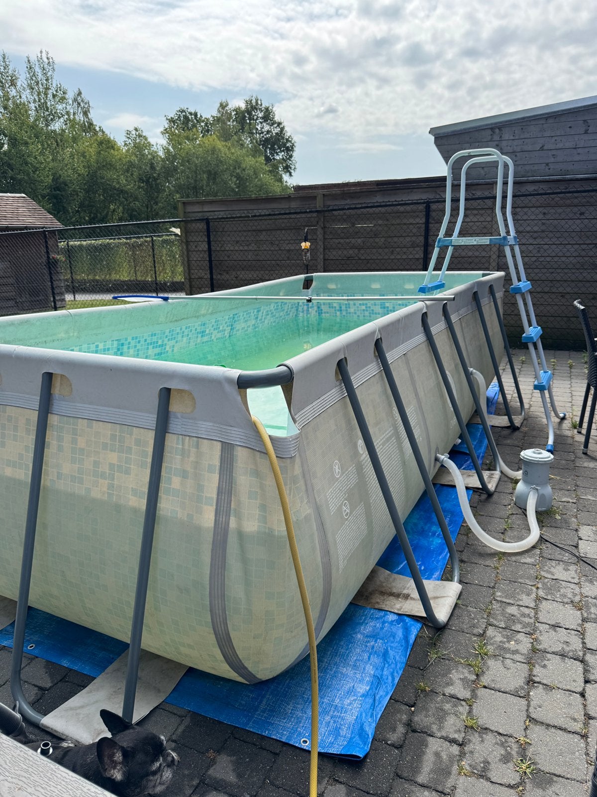 Zwembad 200x400x90, Ophalen, Gebruikt, 200 tot 300 cm, 80 tot 120 cm