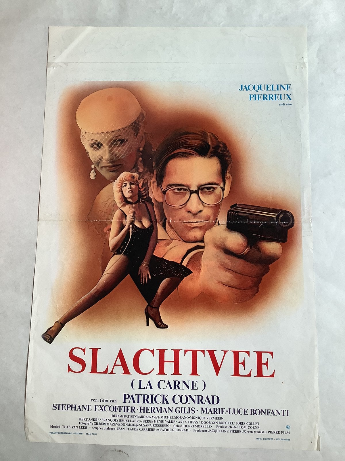 Slachtvee  filmposter  36-54 cm   USED, Collections, Posters & Affiches, Enlèvement ou Envoi, Comme neuf