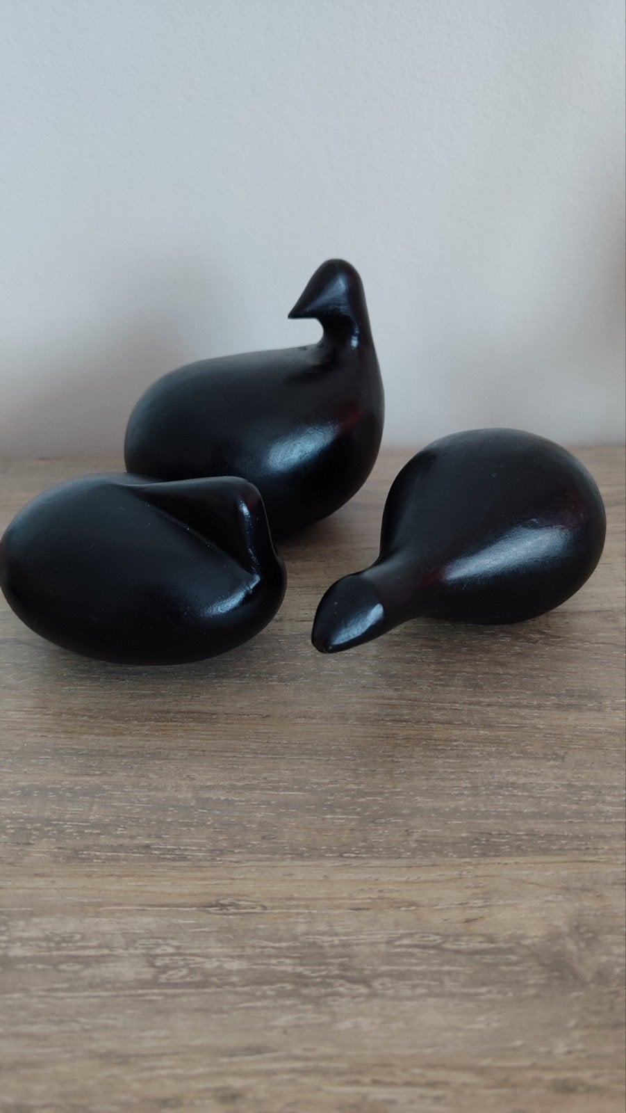 3 oiseaux en bois design, Antiquités & Art, Art | Objets design, Bois
