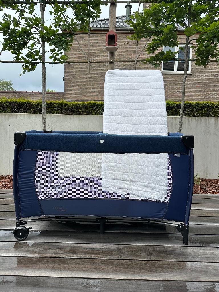 Reisbedje Childwheels 60x120 incl matras, Enfants & Bébés, Enlèvement, Comme neuf, Lit de voyage