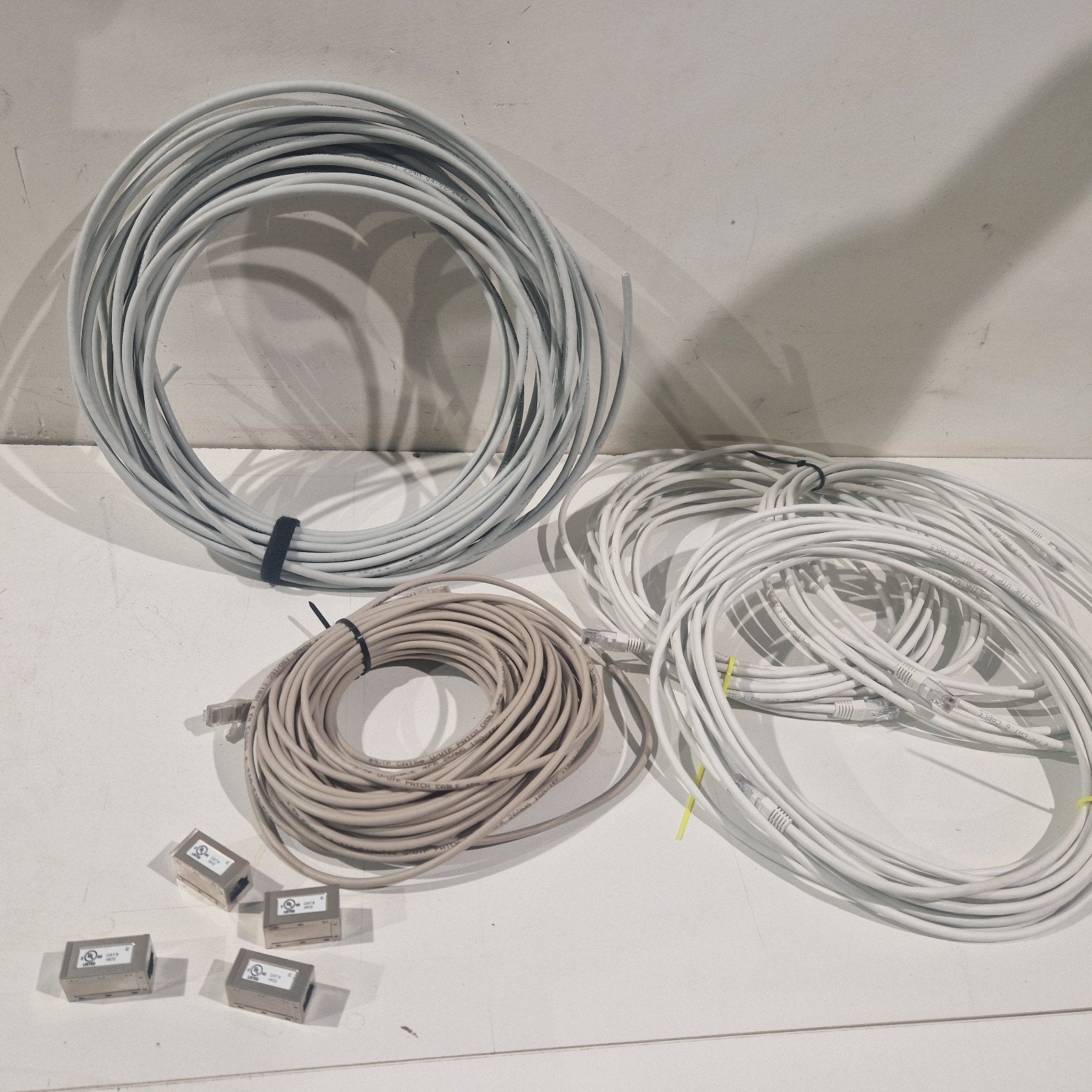 uit winkel set utp cat6 met connectoren en koppelstukken, Computers en Software, Ophalen of Verzenden, Zo goed als nieuw