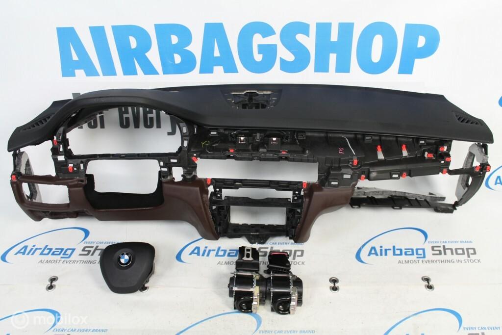 Airbag kit Tableau de bord noir brun HUD BMW X5 F15, Gebruikt, Ophalen of Verzenden