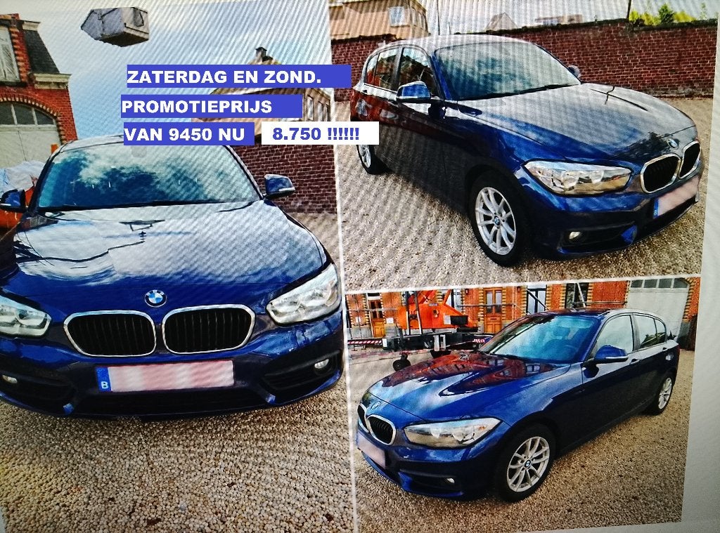 BMW 116 DIESEL ( EURO  6 )  MAAR  128 KM KOOPJE, Auto's, Diesel, Particulier, https://public.car-pass.be/vhr/1af2ec69-75b8-4579-9199-00ee1e418d94