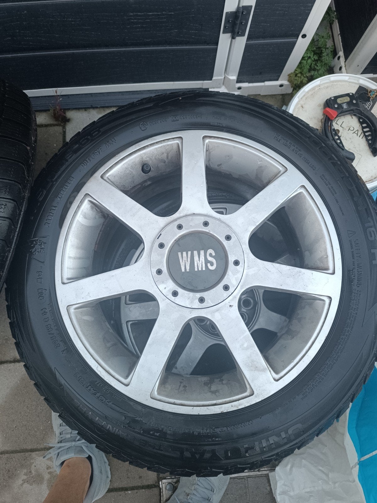 alu velgen wms, Autos : Pièces & Accessoires, Pneus & Jantes, Enlèvement, Pneus hiver, Jante(s)