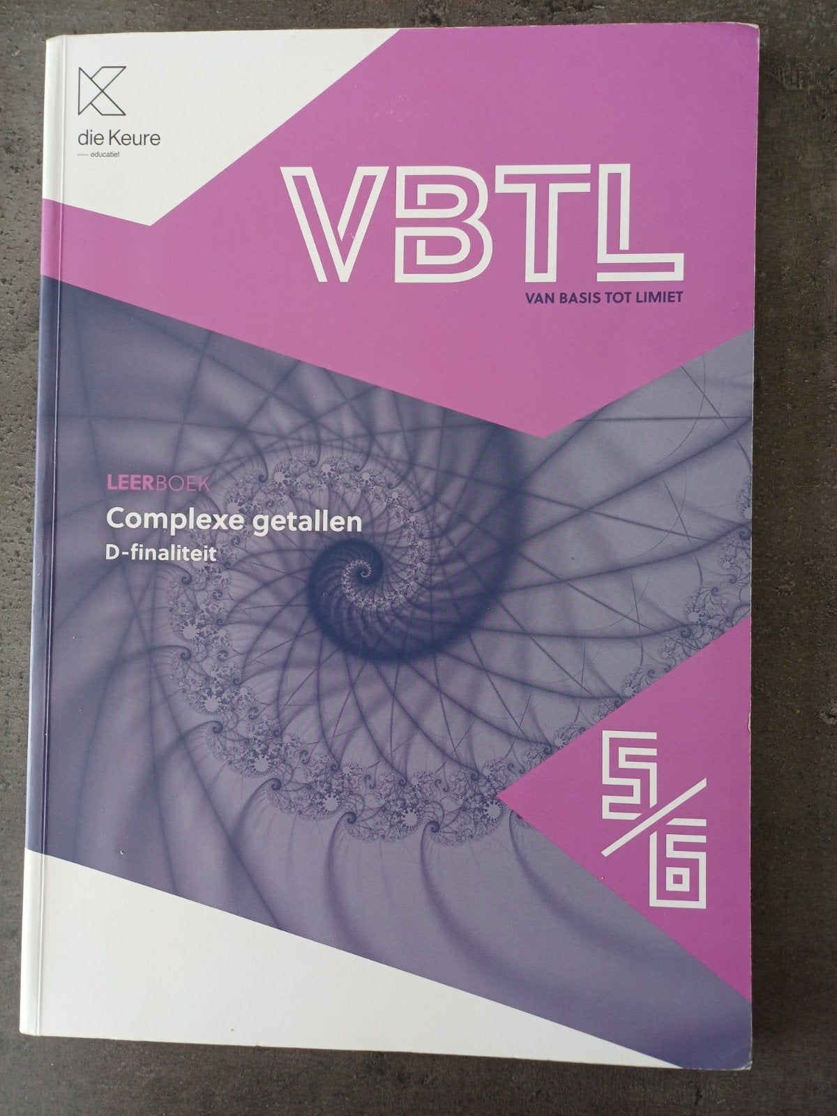 VBTL 5/6 - leerboek Algebra: complexe getallen & groepentheo, Ophalen, Zo goed als nieuw, ASO, Wiskunde A