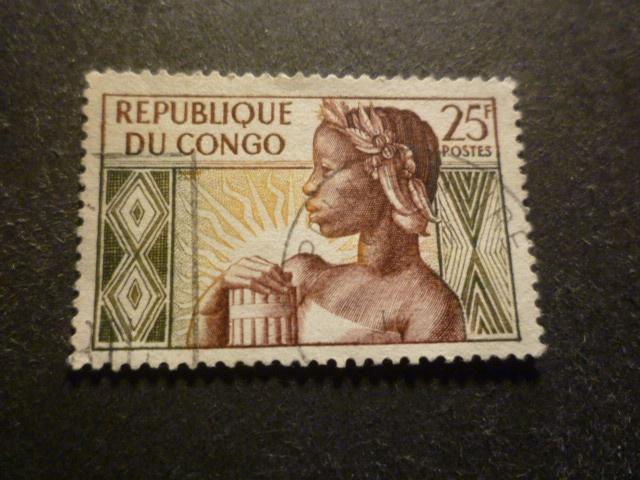 Congo (Brazzaville) 1959 Mi 1(o) Gestempeld/Oblitéré, Verzenden