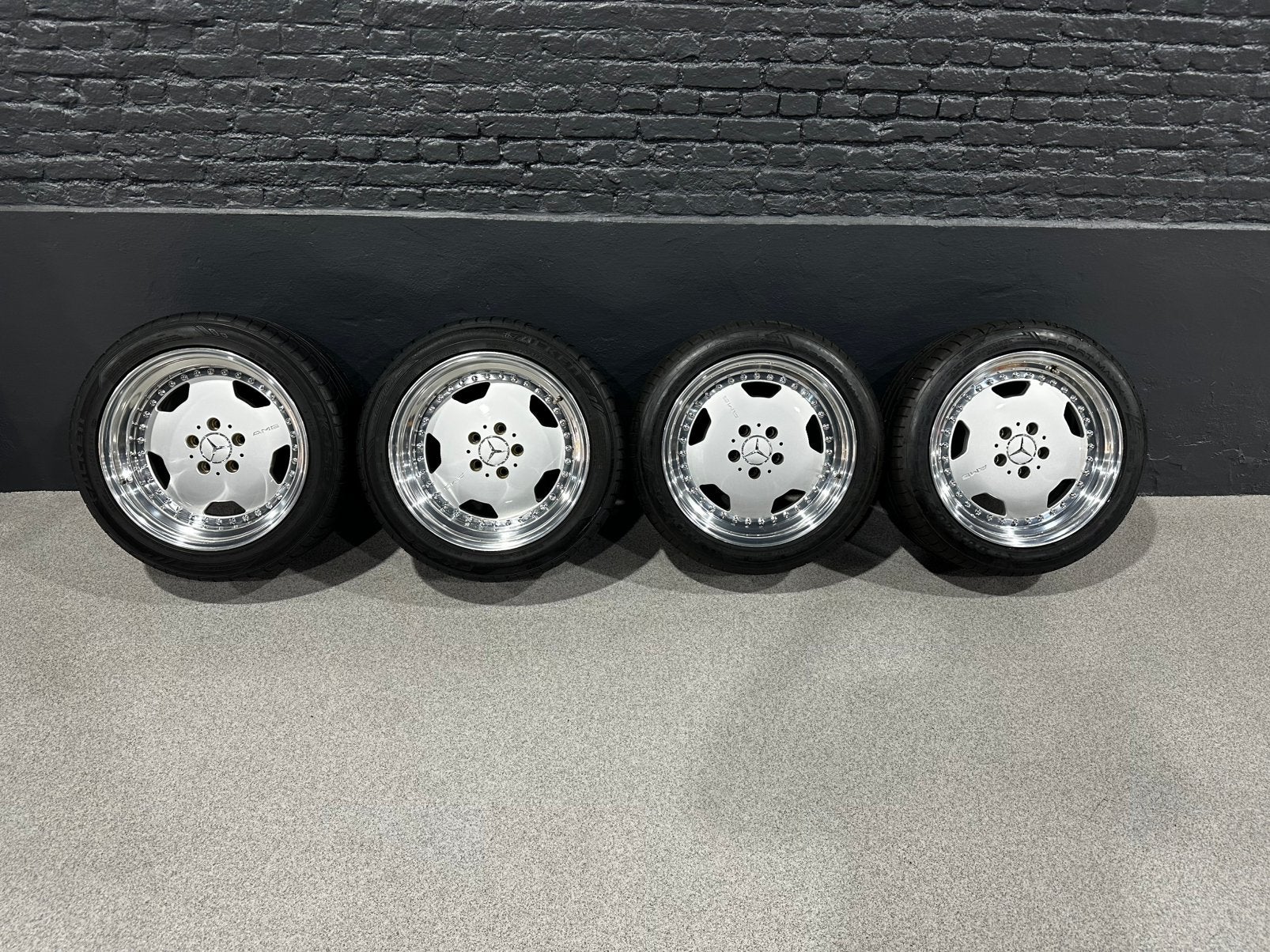 Mercedes 3-delige AMG velgen set, Autos : Pièces & Accessoires, Enlèvement, 17 pouces, Pneu(s)