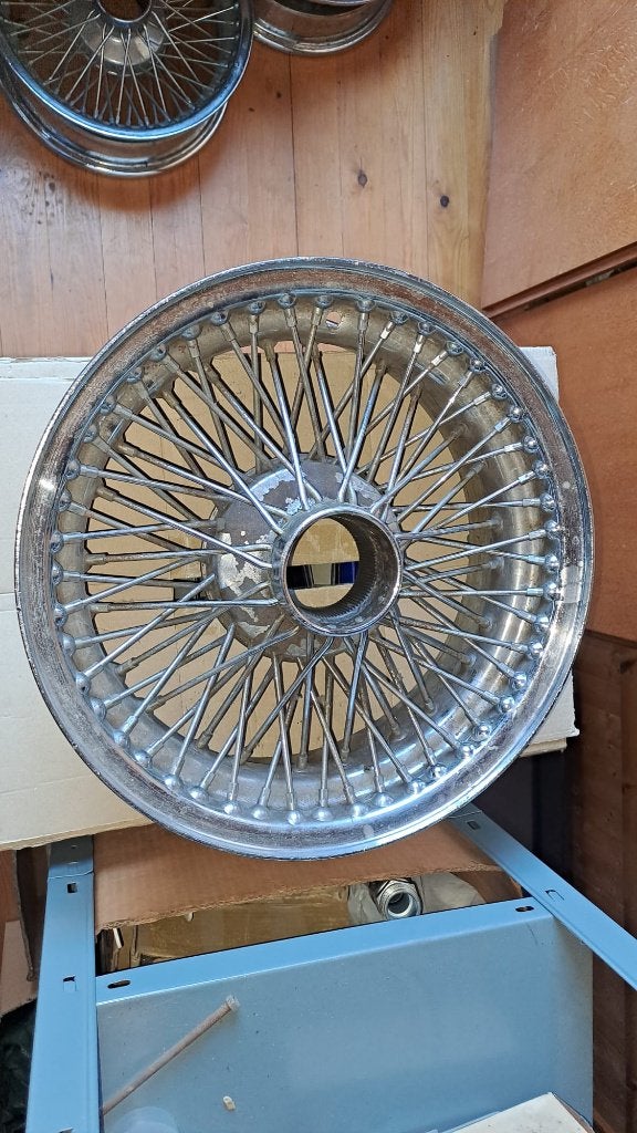Spaken velgen Jaguar E Type Aston Martin DB6 serie 2 DBS, Ophalen, Gebruikt, 15 inch, Velg(en)