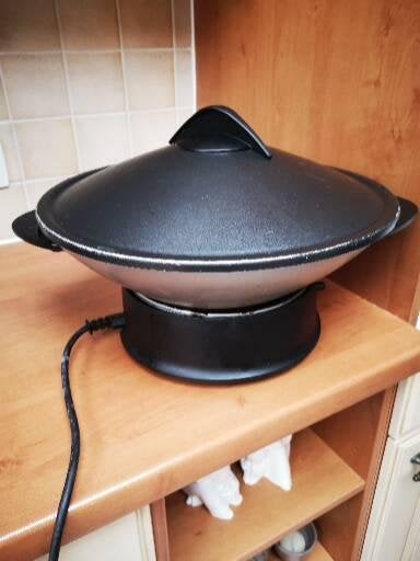 Elektrische wok 36 cm diameter, Huis en Inrichting, Ophalen of Verzenden, Wok