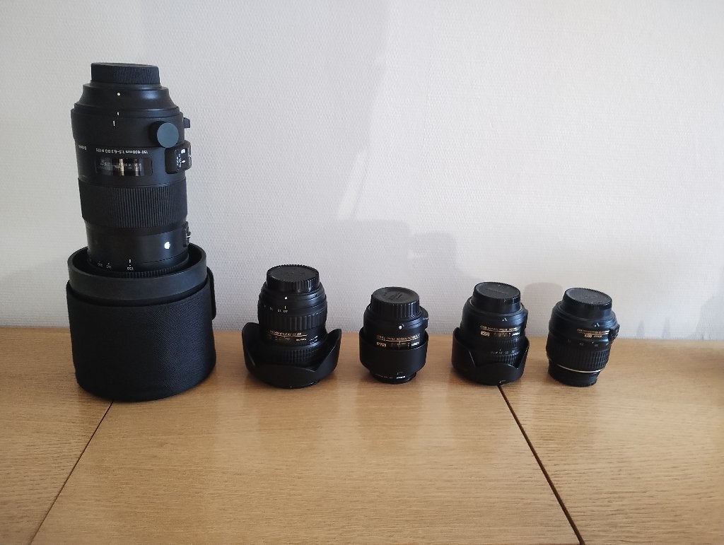Nikon lenzen met F-mount, TV, Hi-fi & Vidéo, Sigma, Zoom, Enlèvement, Autres types