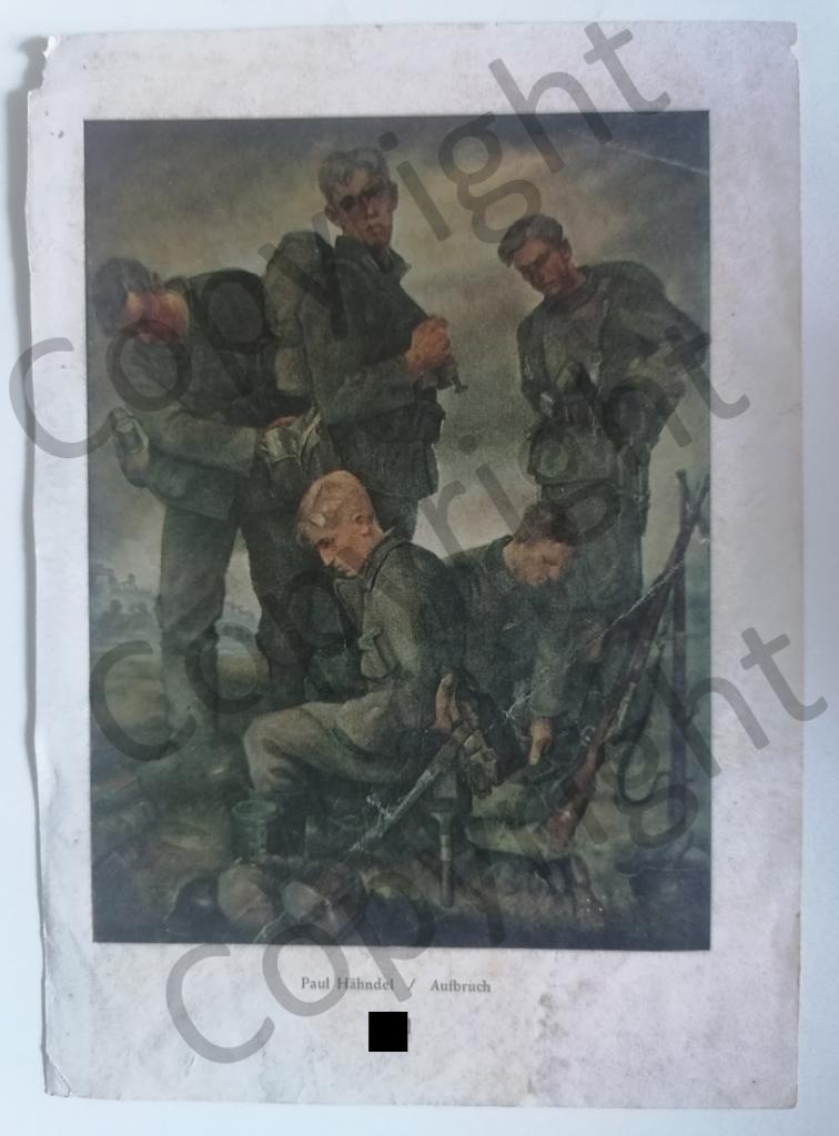 Feuillet d'art militaire Double Face - Période 1939-1945, Enlèvement ou Envoi, Autres, Autres types