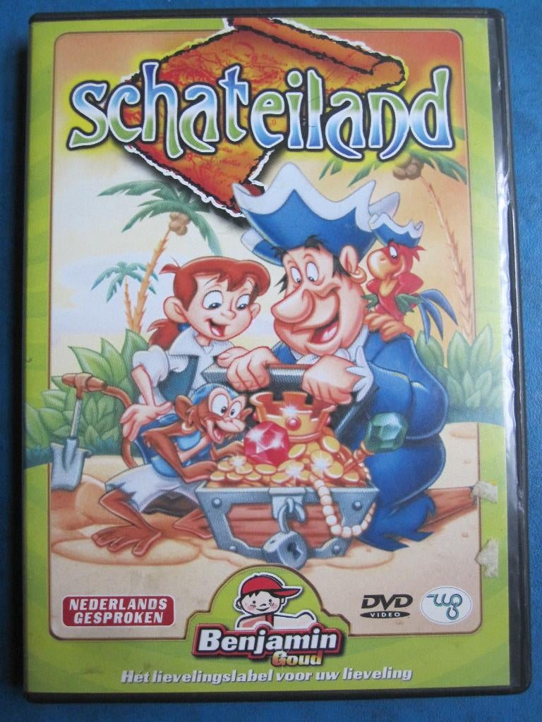 Schateiland, Cd's en Dvd's, Tekenfilm, Ophalen of Verzenden, Zo goed als nieuw, Alle leeftijden