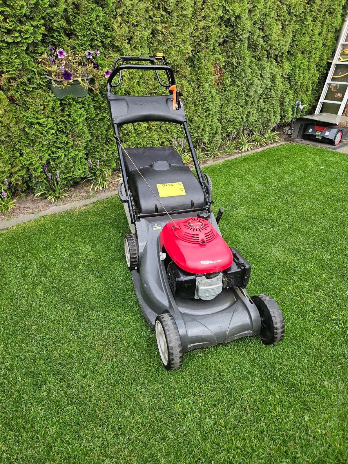 Honda HRX 476, Tuin en Terras, Ophalen, Cirkelmaaier, Gebruikt, Benzine-grasmaaier