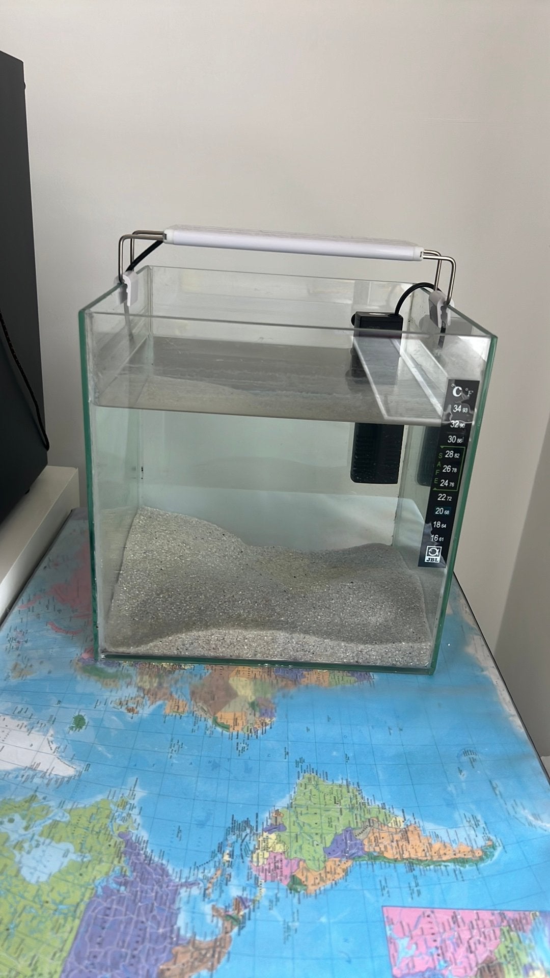 Aquarium met filter, Dieren en Toebehoren, Ophalen, Zo goed als nieuw, Leeg aquarium