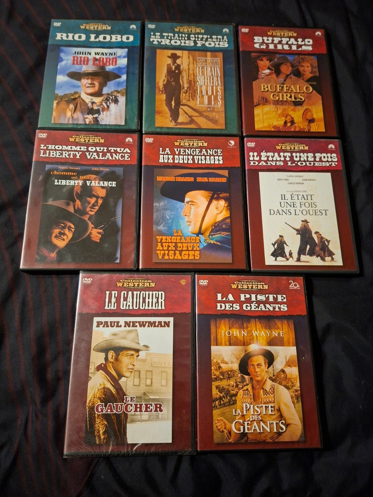 A vendre 8 dvd de la collection Western, Action, Enlèvement ou Envoi, Comprend un boîtier, Anglais