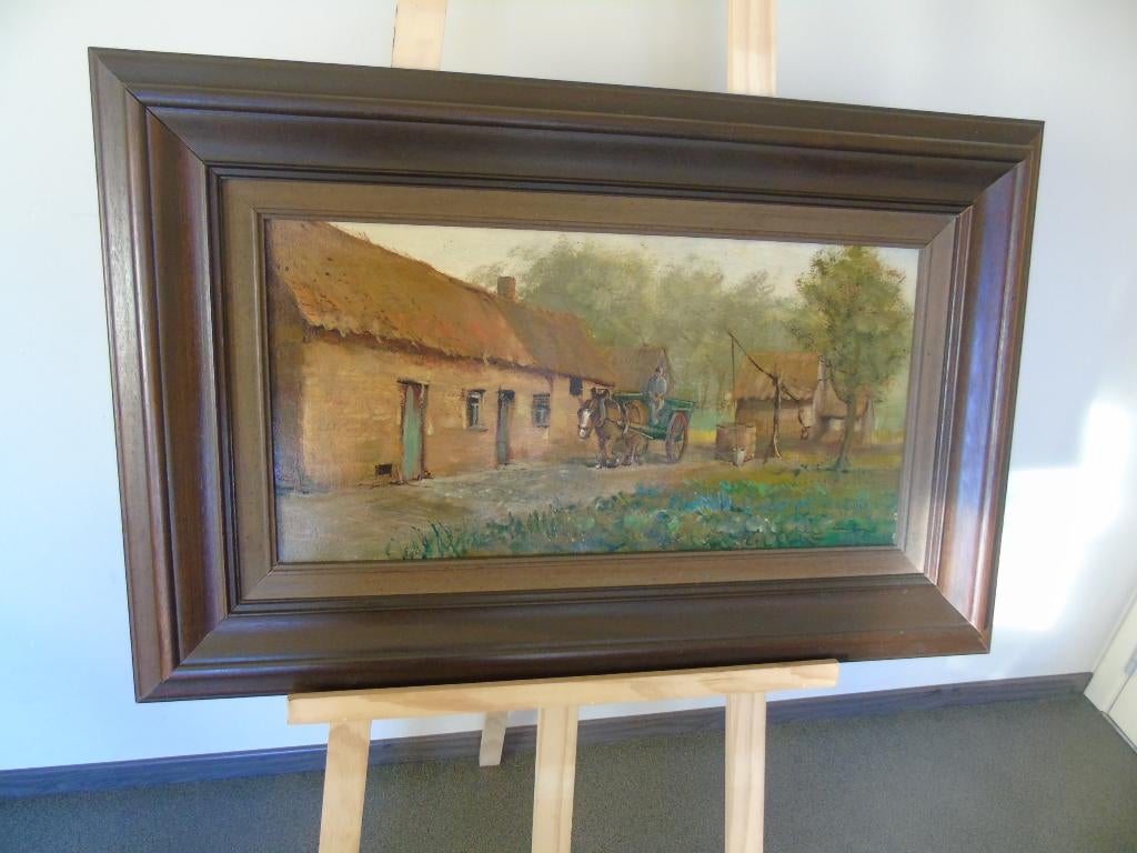 Peinture originale Leon Engelen (pas de reproduction ! ! !), Antiquités & Art, Art | Peinture | Classique, Enlèvement