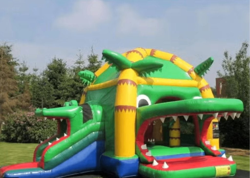 multifun Super Krokodil Springkasteel, Enlèvement, Utilisé