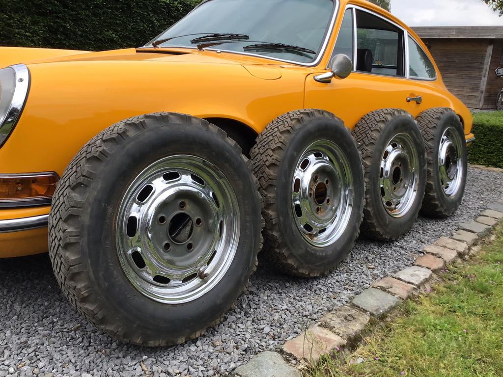 Porsche 356 , 912 , 911 stalen velgen 15 duim, Ophalen