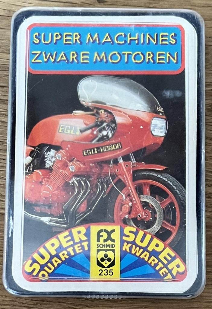Super Kwartet Super Machines Zware Motoren - Spel, Ophalen of Verzenden, Gebruikt, Kwartet(ten)
